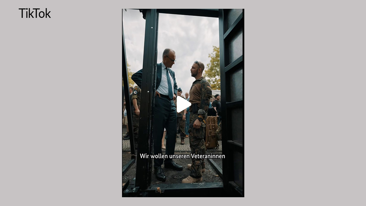 Über zehn Millionen Menschen haben in unseren Streitkräften gedient oder dienen heute. Sie alle gehören in die Mitte unserer Gesellschaft. Sichtbar und hörbar. An jedem Tag im Jahr. #Bundeskanzler #FriedrichMerz #Veteranentag