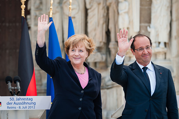 Merkel and Hollande