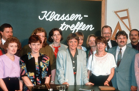 Angela Merkel beim Klassentreffen 1992