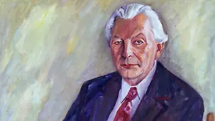 Chancellor Kurt Georg Kiesinger – painting by Günter Rittner