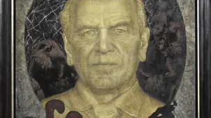 Chancellor Gerhard Schröder – painting by Jörg Immendorff