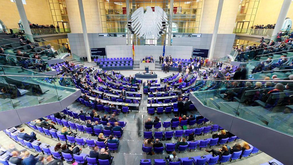 Foto zeigt den Bundestag