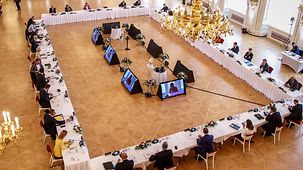 Arbeitssitzung der Mitglieder des Europäischen Rats in Prag.