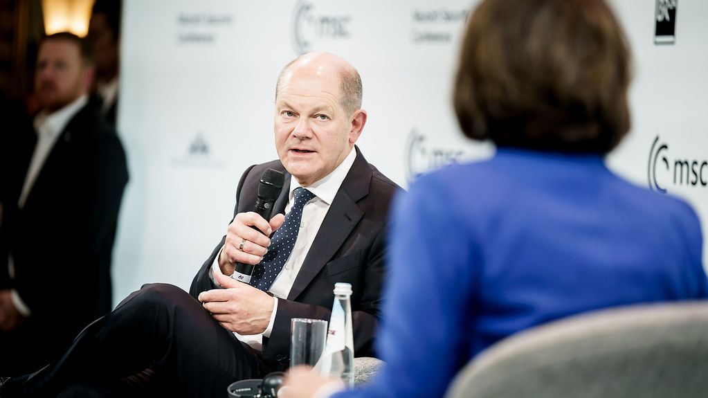 Federal Chancellor Scholz at the Munich Security Conference