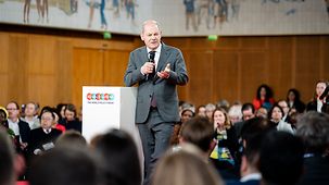 Federal Chancellor Olaf Scholz at the Global Solutions Summit.
