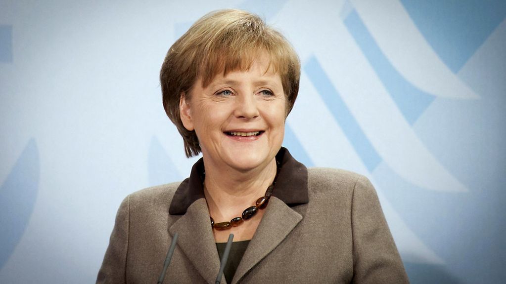 Porträt von Bundeskanzlerin Angela Merkel