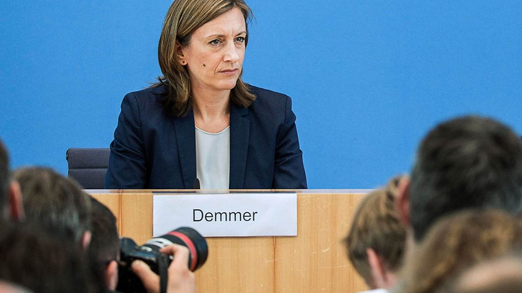 Ulrike Demmer, deputy government spokesperson at the federal press conference