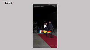 Das Foto zeigt Kanzler Merz mit Frankreichs Präsident Macron.