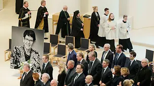 Trauergottesdienst für Rita Süssmuth in der Sankt Hedwigs-Kathedrale.