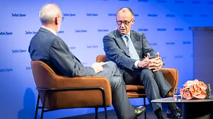 Bundeskanzler Friedrich Merz beim Leserkongress der F.A.Z.