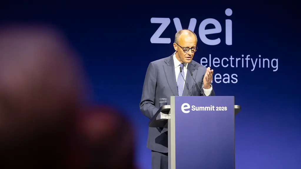 Kanzler Merz beim ZVEI-Summit 2026