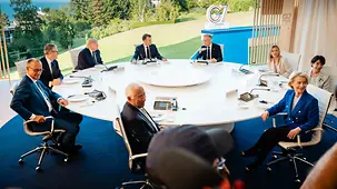 Federal Chancellor Friedrich Merz at a working session of the G7 summit,