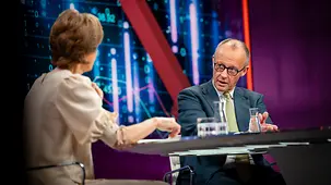 Bundeskanzler Friedrich Merz bei "maybrit illner".