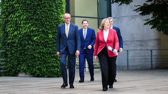 Friedrich Merz at the Federal Chancellery.
