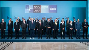 Photo de groupe des chefs d’État et de gouvernement de l’OTAN
