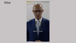 Veranstaltung Made for Germany mit Bundeskanzler Merz
