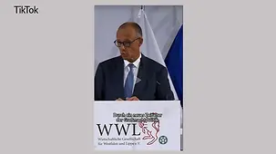 Bundeskanzler Merz bei der Verleihung des Friedenspreises an die NATO