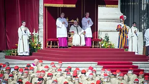 Pope Francis on St. Peter's Square