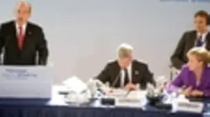Mexican President Felipe Calderón during his opening speech